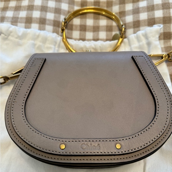 Chloe Nile NEAR MINT Bag Motty Grey - Picture 8 of 9